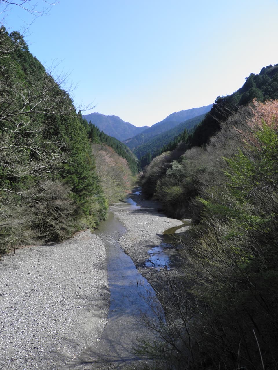 川上村渓流（中奥川・大迫ダム）の釣り場