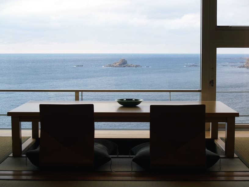 男鹿半島戸賀漁港の釣り場