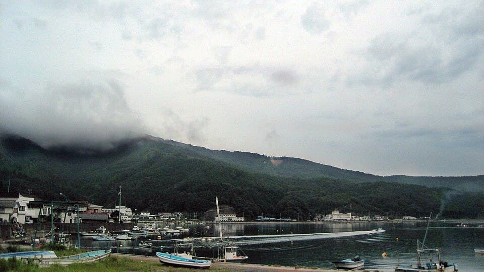 石巻雄勝漁港の釣り場