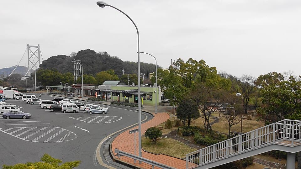 因島重井港堤防の釣り場