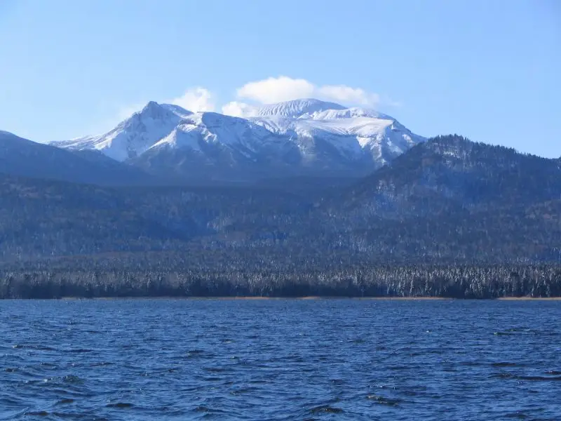 阿寒湖の釣り場