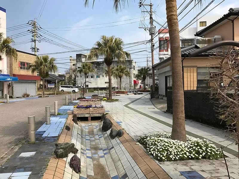 青島海岸の釣り場