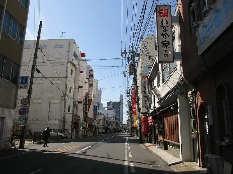 旭川下流(岡山市)の釣り場