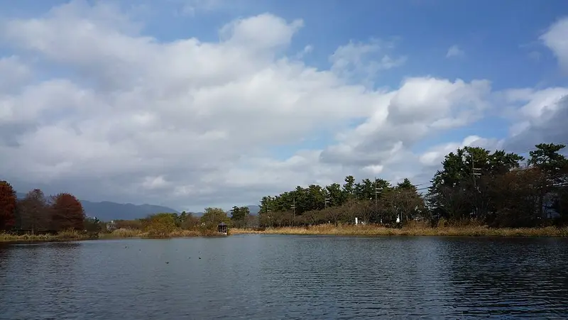 琵琶湖・今津浜の釣り場