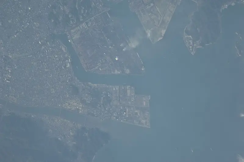 郡家港の釣り場