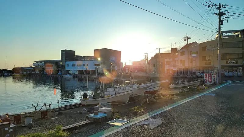 花暮岸壁の釣り場