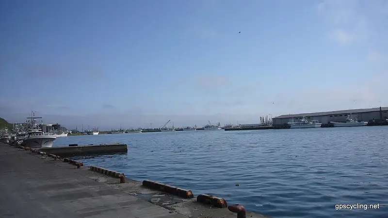 花咲港の釣り場