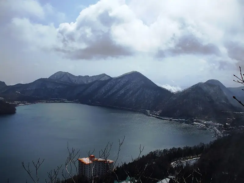 榛名湖の釣り場