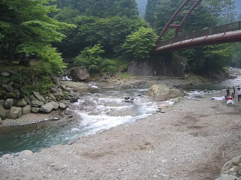 早戸川(宮ヶ瀬湖上流)の釣り場