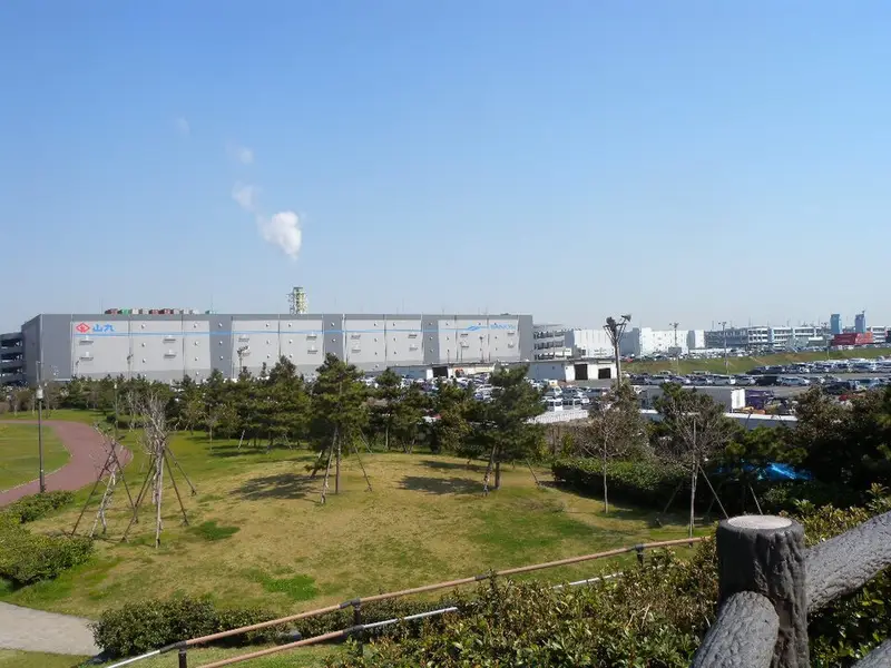 東扇島西公園の釣り場