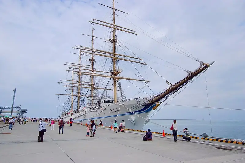 石狩湾新港花畔ふ頭の釣り場