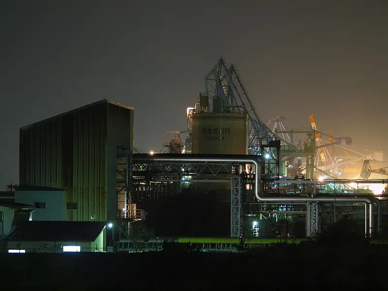 鹿島港南堤の釣り場