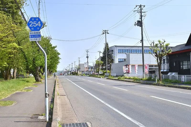 北上川上流の釣り場