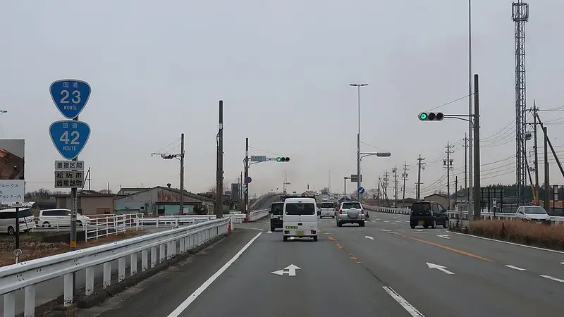 松阪港堤防の釣り場
