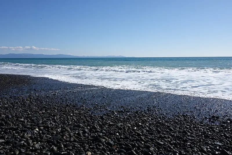 用宗港堤防の釣り場