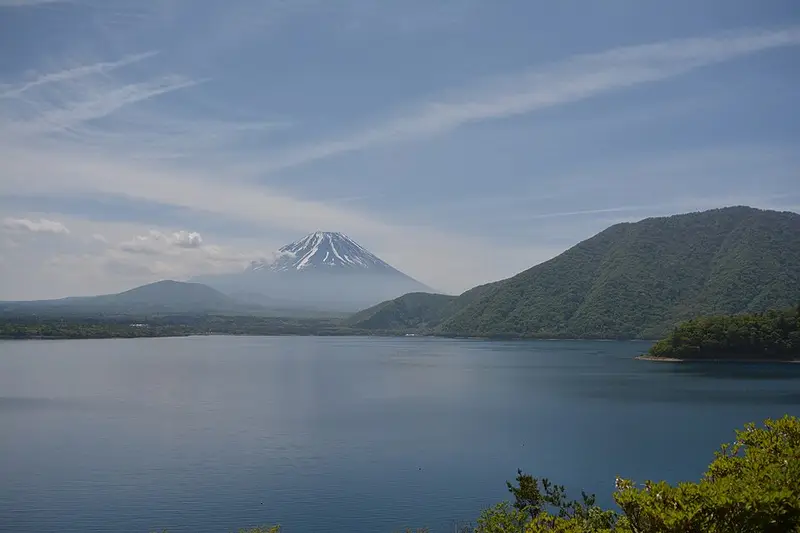 本栖湖の釣り場