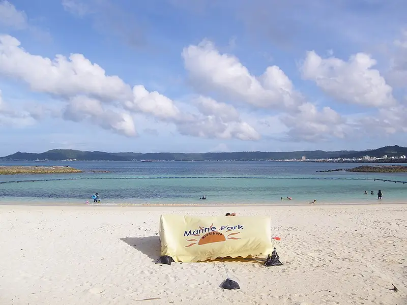 西原きらきらビーチの釣り場