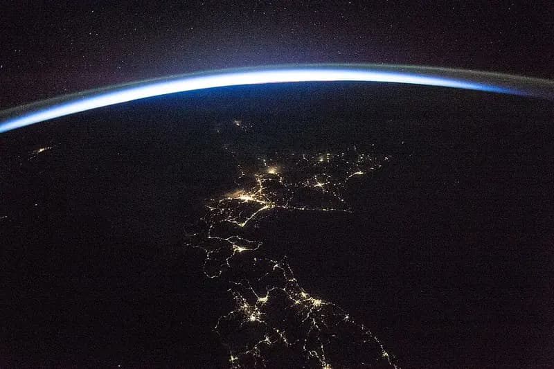 置賜白川の釣り場