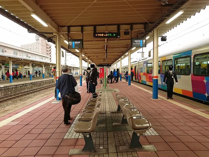 酒田港中央埠頭の釣り場