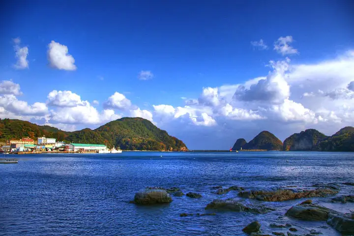 佐津漁港の釣り場