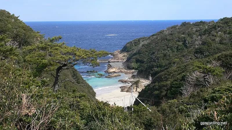 白浜海岸の釣り場