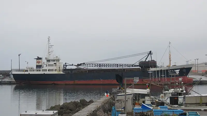 白老港の釣り場