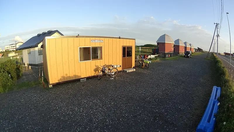 天塩港の釣り場