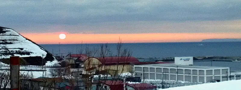 苫前漁港の釣り場