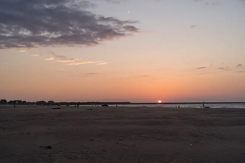 内灘海岸の釣り場