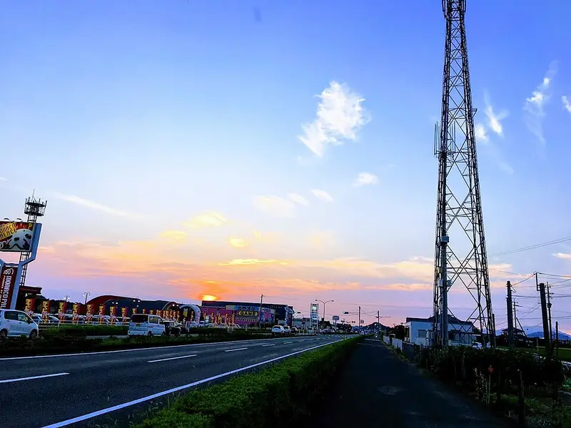 八代港堤防の釣り場